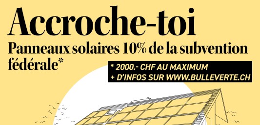 Nouvelle subvention pour la pose des panneaux solaires